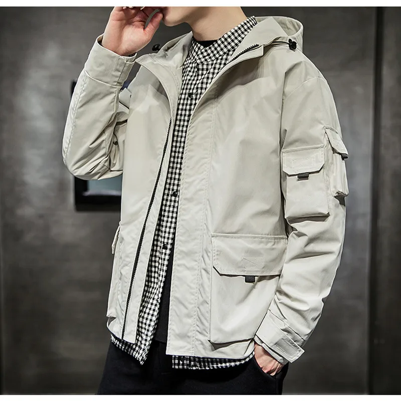 Мужская ветровка Повседневная тонкая куртка пилот Chaqueta Hombre уличная одежда в