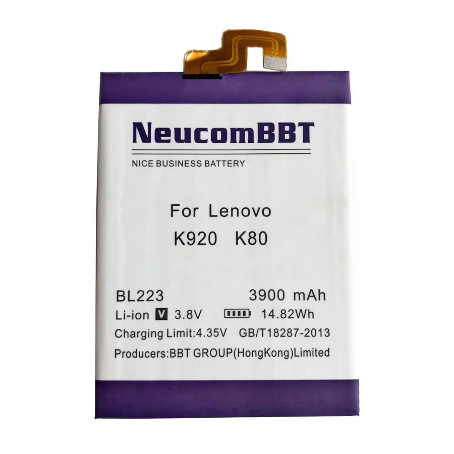 Батарея BL223 для Lenovo Vibe Z2 Pro K920 K80 K80M K7 батарея BL 223 neucombbt|Аккумуляторы мобильных