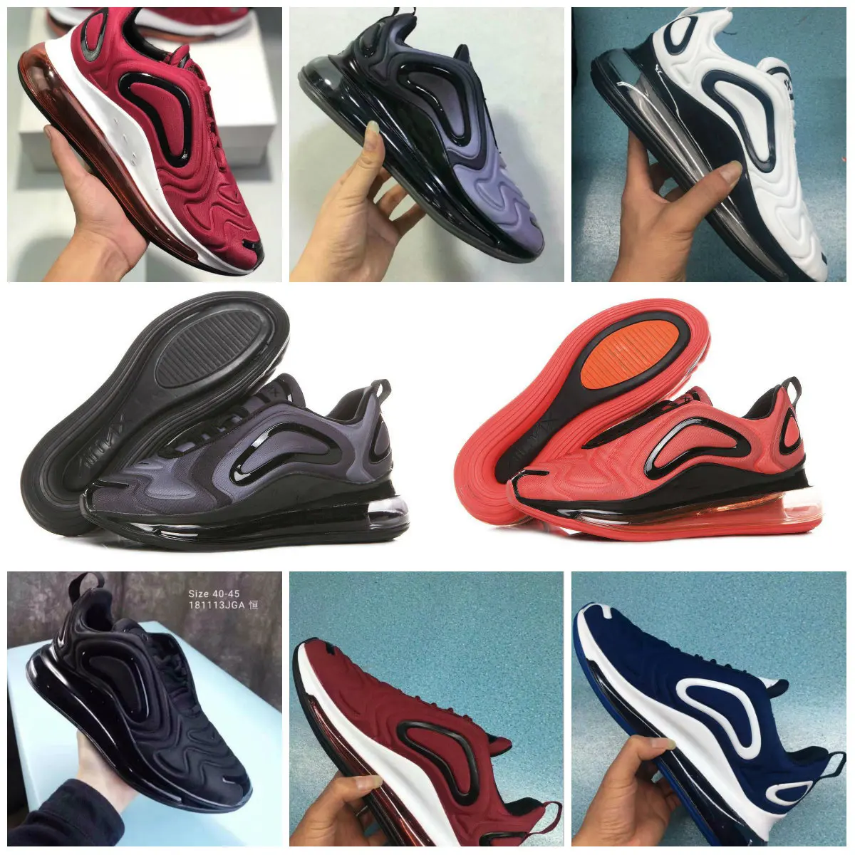 

2019 free shipping New Air Vapormax Plus Tn Plus 720 Metallic 270 Max Shoes Men Shoes Air Running Pack Mens Shoes