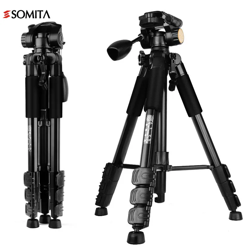 2017 SOMITA New Brand Professional Portable DSLR Tripods Aluminum