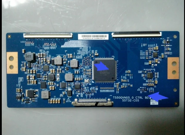 Логическая плата T550QVN05.0 55T32-C05 для LED55MU7000U подключения к плате | Электроника