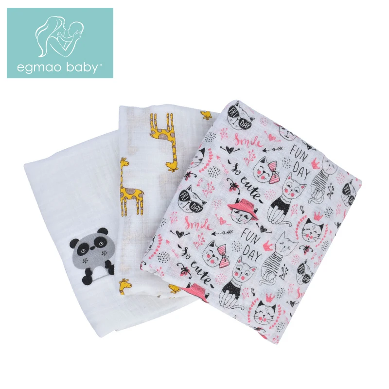 Punctual 1pc100%cotton Flamingo Fruits Print Muslin Baby Blankets Bedding Infant Swaddle Towel For Newborns Swaddle Blanket simfamily