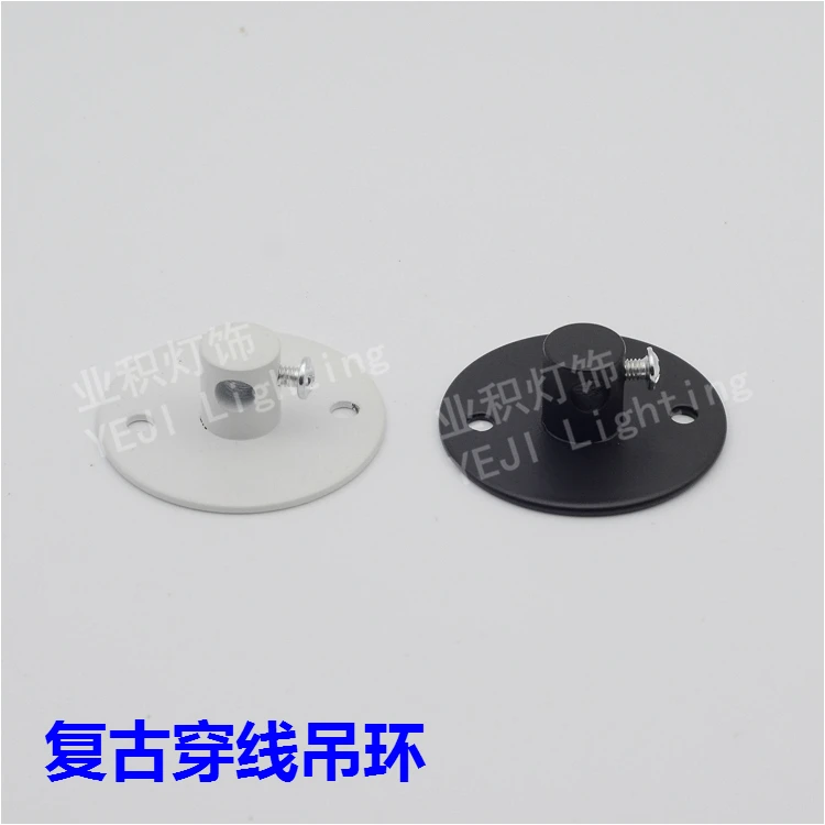 Черные потолочные кольца в ретро стиле крючки для люстр можно носить проволоку