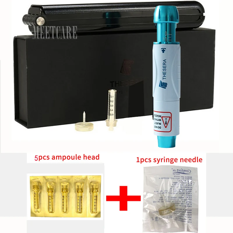 

0.5ML Noninvasive Hyaluronic Pen Non Needle Adjust Atomizer Hyaluron Pen High Pressure for Anti Wrinkle Lip Lifting
