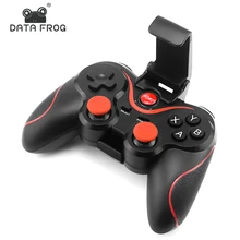 Данных лягушка Беспроводной Bluetooth Gamepad Game Управление Лер для Android-смартфон для PS3 PC ноутбук игровой пульт