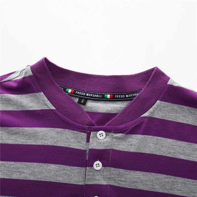 FREDD MARSHALL Fashion Brand Men's Polo Shirts 2018 New Arrival Summer Male Cotton Casual Short Sleeve Striped Polo Shirt Homme Tops  (15)