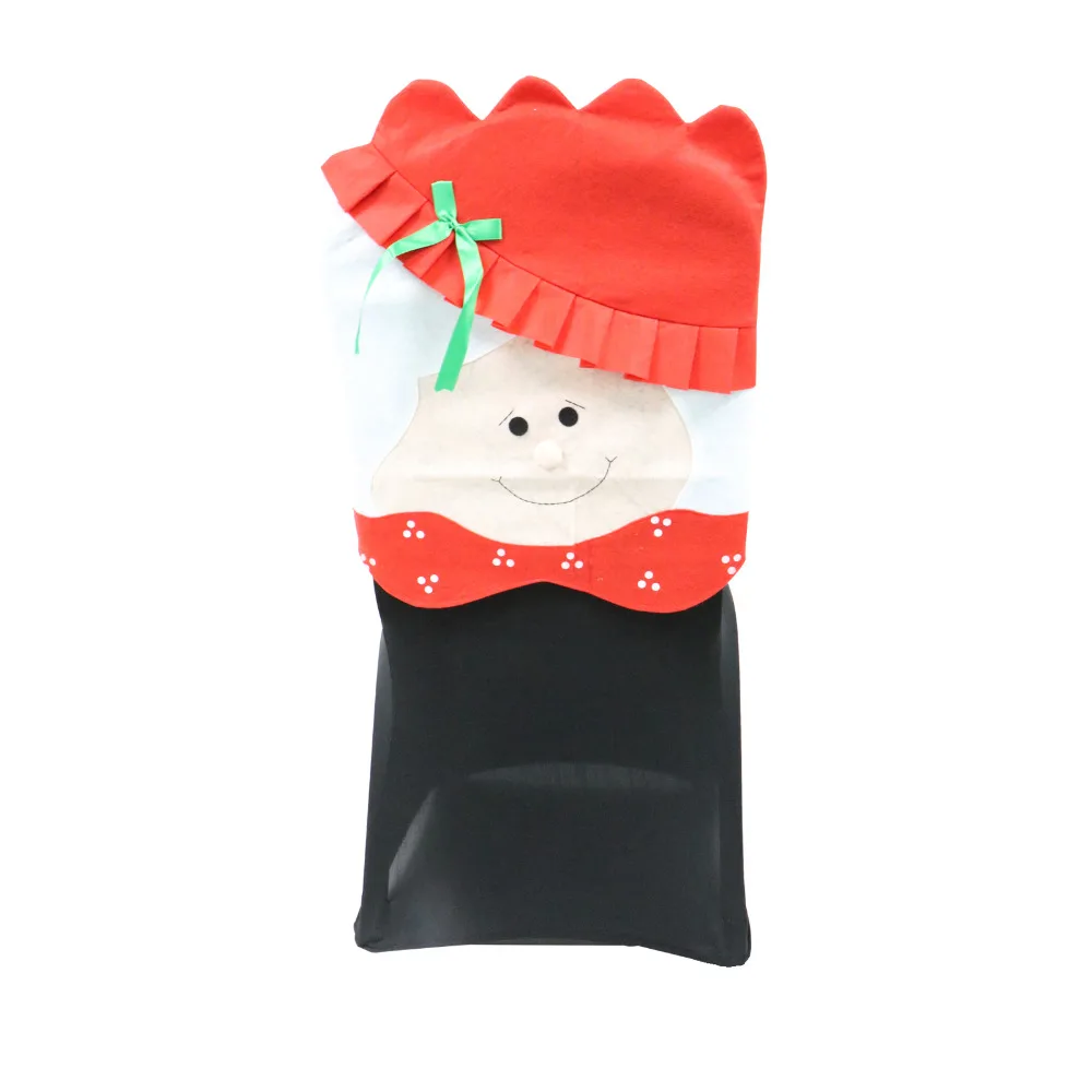 Lovely Mr & Mrs Santa Claus Christmas Red Hat Dining Room Chair Cover Seat Back Cover Coat Home Party Decor Xmas Table Accessory Lovely Mr & Mrs Santa Claus Christmas Red Hat Dining Room Chair Cover Seat Back Cover Coat Home Party Decor Xmas Table Accessory