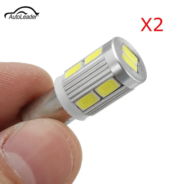 2Pcs BAX9S H6W 10SMD Car LED Turn Siangl Light Sidelight Bulbs For BMW 3 Series F30 F31 F34