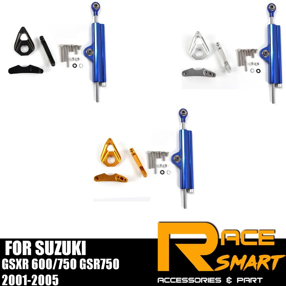 

For Suzuki GSR 750 2001 - 2005 Steering Damper Stabilizer Kit Motorcycle accessories 750 2002 03 04 GSXR 600 750 GSXR600 GSXR750