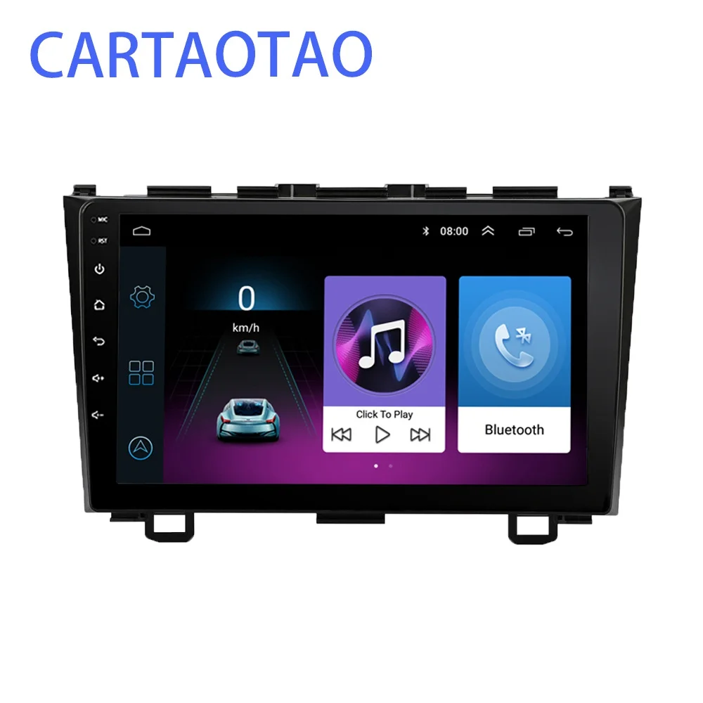 2din Android 8,1 автомобильный DVD мультимедийный плеер для Honda CRV CR-V 3 2006 2007 2008 2009 2010 2011 WiFi стерео navi gps BT 1024*600 - Цвет: G-ZS-CRV