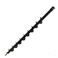 New Model  Diameter Single Blade 40mm,60mm,80mm,80CM Long Earth  Drill,Auger Drill Bits, for Ground Hole digger 1