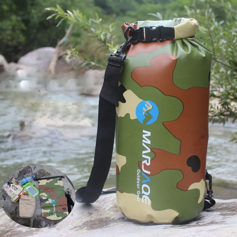 10L/20L Waterproof Dry Bag Outdoor Swimming Camping Rafting Storage Bag
