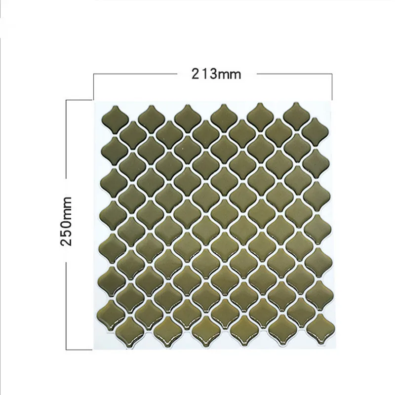 Kitchen Bathroom Wall Tile Sticker Decor New Design Luxury Easy Diy Remove Wall Decor Home Decor 9.8\