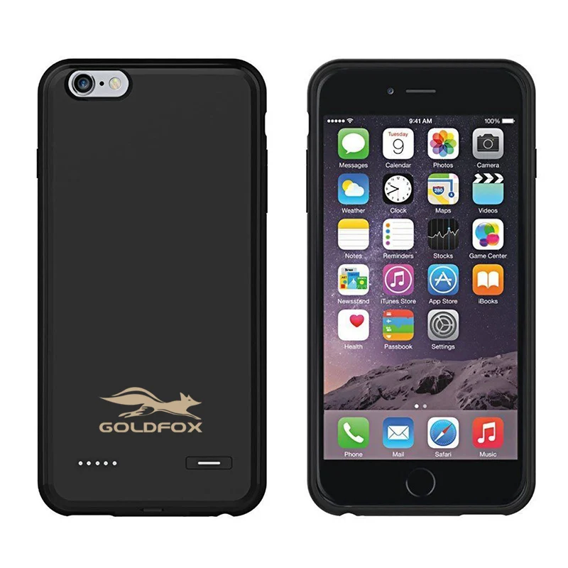 4.7inch 5.5inch Ultra Thin Phone Battery Case For Iphone 6 6s plus External Backup Battery Charger Cover Power Bank Case