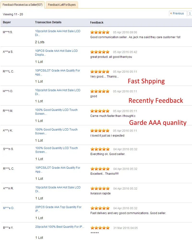 feedback apri