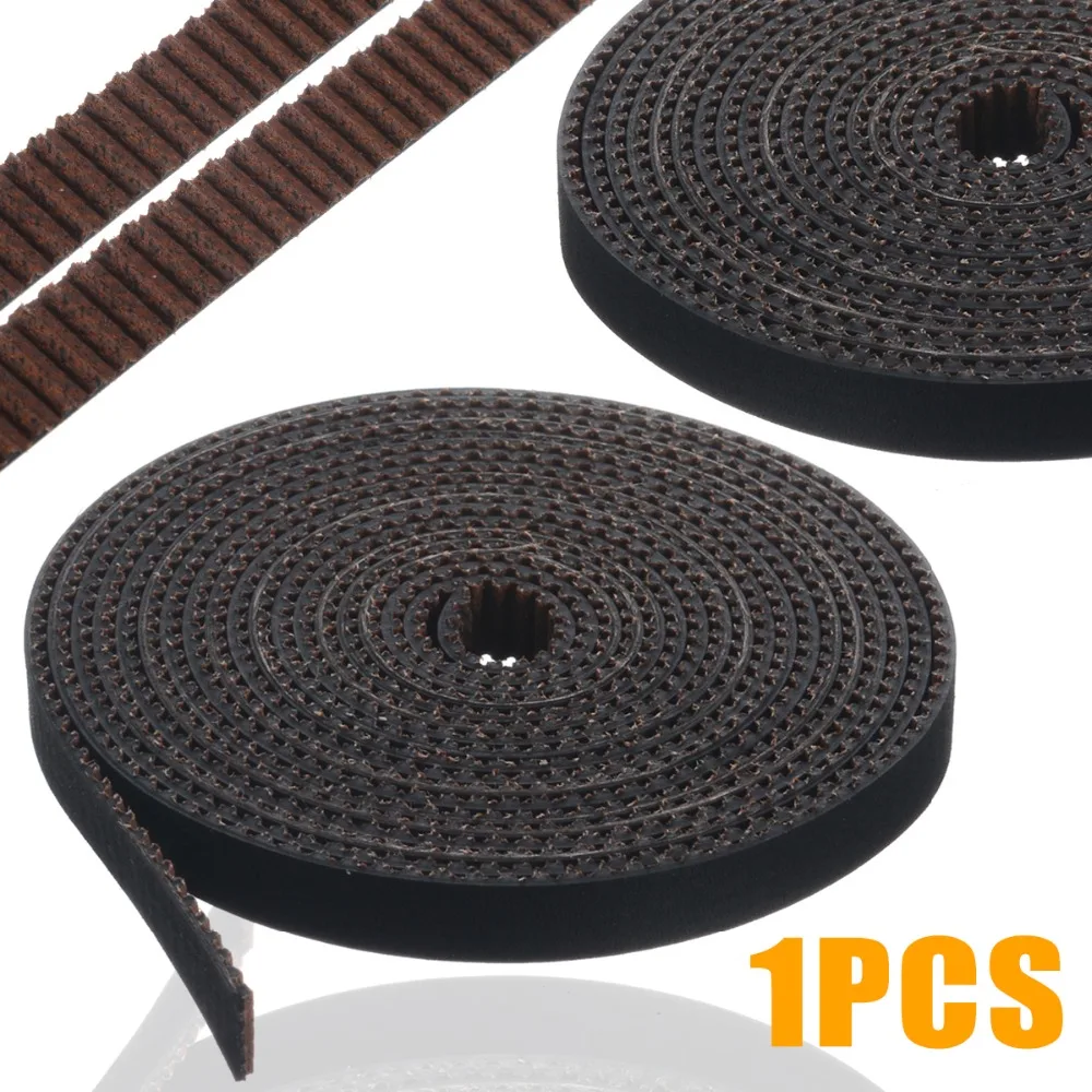 3D Printer CNC Bearing Parts 6mm GT2 Timing Belt 2M 6mm 2GT RF Fiber Glass Reinforced Rubber Timing Belt