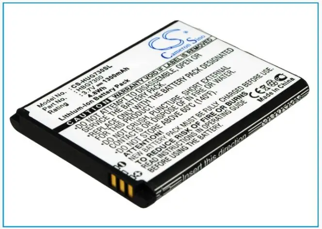 Cameron sino 1300 mah аккумулятор для Huawei G7300 HBG7300 для T-MOBILE энергии HBG7300 мобильный, смартфон, Батарея
