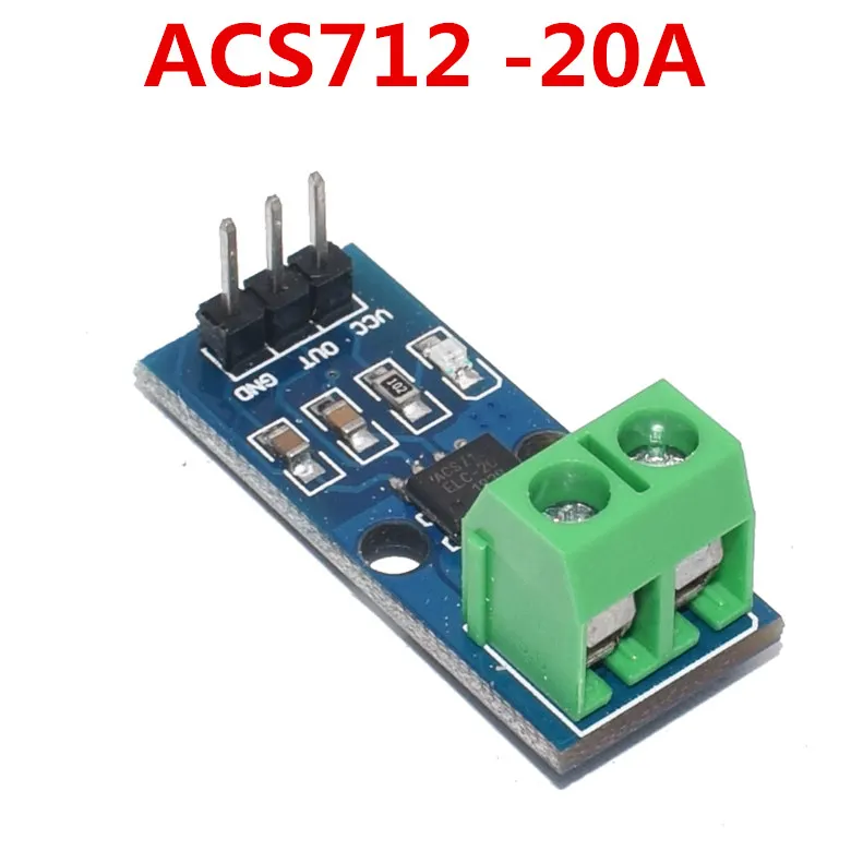 5A 20A 30A модуль датчика тока Холла ACS712 модуль для Arduino ACS712TELC-5A/20A/30A - Цвет: 20A