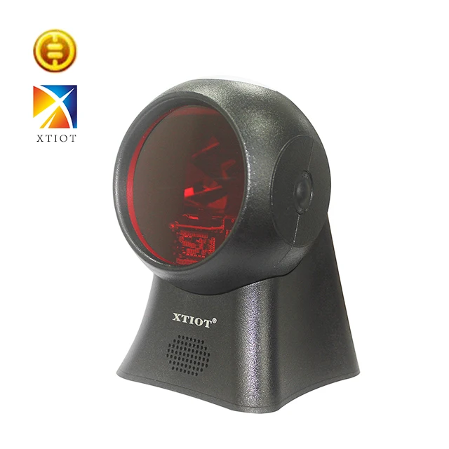 XT7120 أومني اتجاهي التذاكر QR رمز ماسحة USB قارئ شفرة التّعرّف سطح المكتب 2d المسح