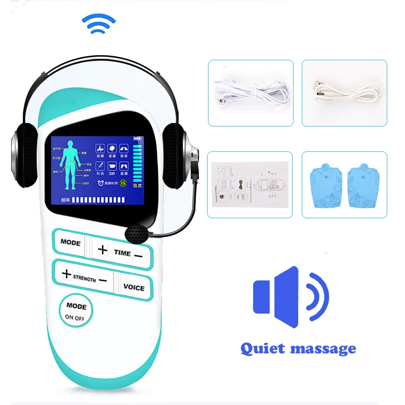 Electronic Pulse Massager Digital Meridian Therapy Machine Body Relax Muscle Pulse Tens Acupuncture Medical Physiotherapy Device Electronic Pulse Massager Digital Meridian Therapy Machine Body Relax Muscle Pulse Tens Acupuncture Medical Physiotherapy Device