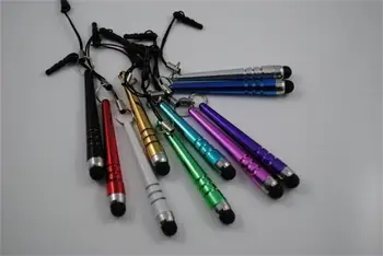

500pcs/lot Baseball capacity Stylus touch Pen for iphone 4/4s/5/5s/6 ipad etc mobile phone touch pen for samsung htc for kindle