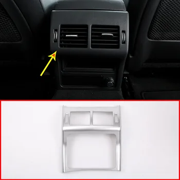 

Silver ABS Chrome Rear Seat Air Conditioning Outlet Frame Cover Trim For Jaguar XE X760 XF 2016 Car Accessories