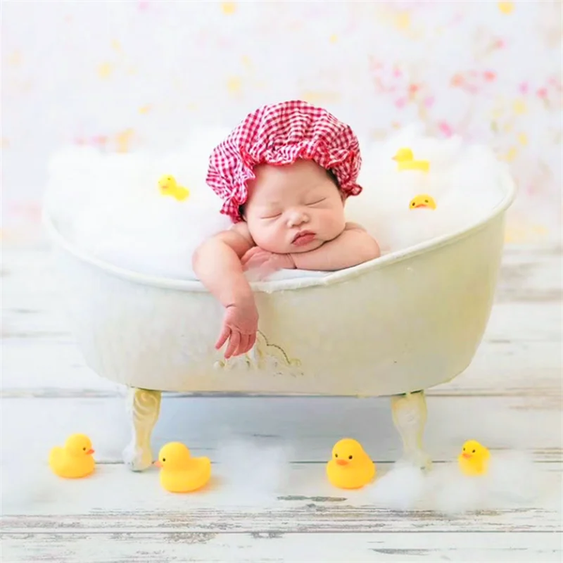  Baby bathtub newborn photography props infant photo shooting props sofa posing shower basket access