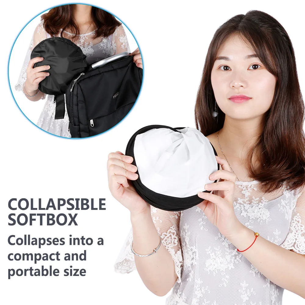 Neewer Collapsible Softbox Diffuser for 660 LED Panel - Outer 16x6.9 inches Inner 5.6x6.8 inches with Strap Attachment