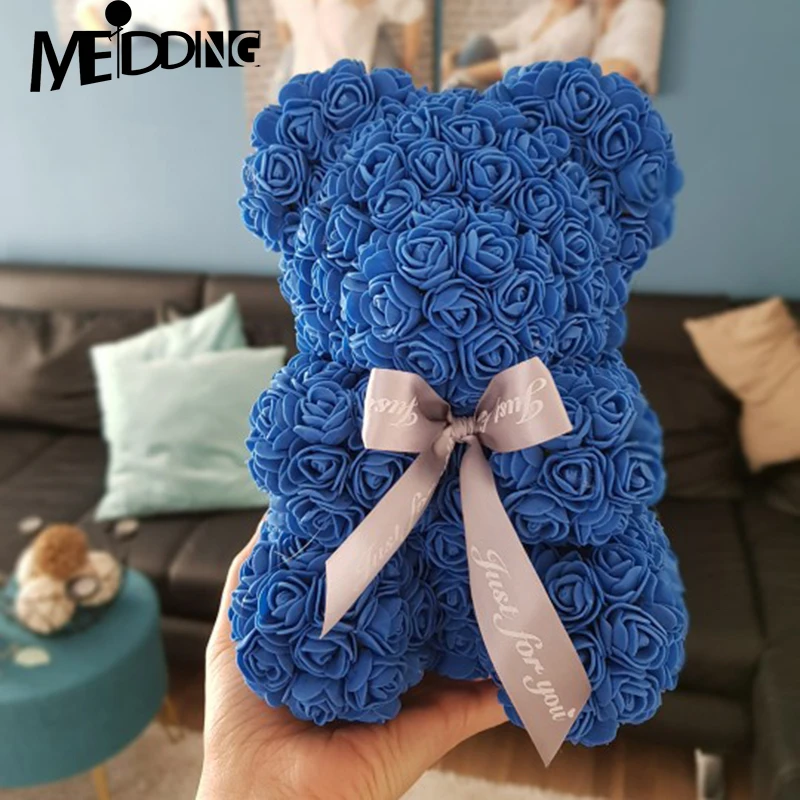 DIY Modelling Polystyrene Foam Filled with Rose Bear Mold Teddy Valentines Day Gifts 150Flower Birthday Party Wedding Decoration