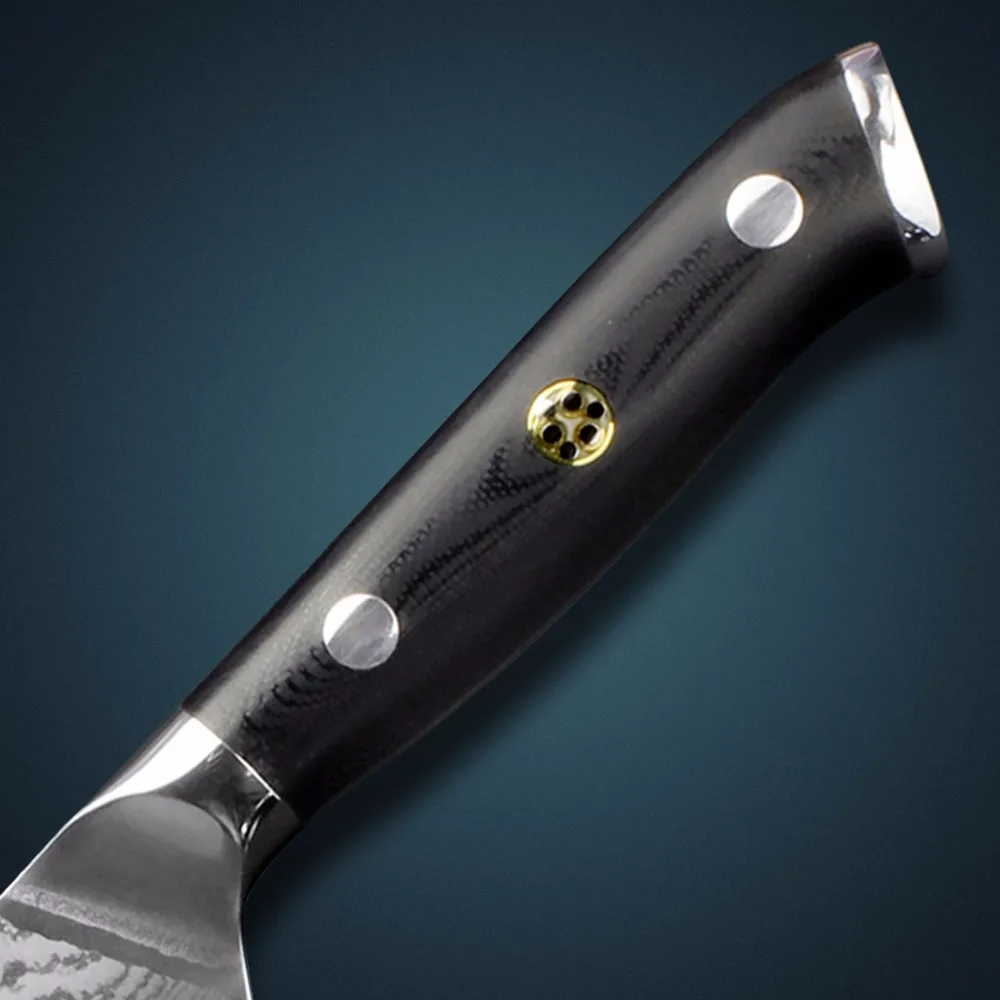 Huiwill damascus utility knife 6\ Huiwill damascus utility knife 6\