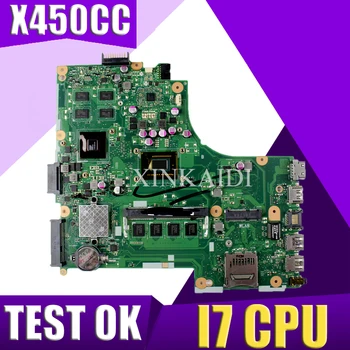 

XinKaidi X450CC Laptop motherboard for ASUS X450CC X450C X450 Test original mainboard I7 CPU