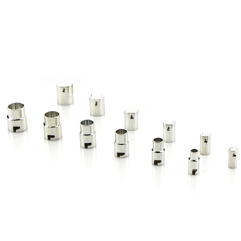 

5Pcs/set Stainless Steel Leather Cord End Cap Magnetic Clasp Connector Bracelet Jewelry Making DIY 3/4/5/6/7/8mm