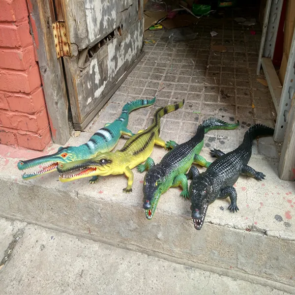 

75cm Artificial Simulation Soft Toy Plastic Crocodile Toy Animal Action Model Novelty Children Surprise Birthday Gifts Kids Toys