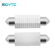 2pcs new C5W led C10W Bulb Car Interior light Festoon 31mm 36mm 39mm 41mm SMD 3030 COB Reading Dome Lamp 12V 24V 6000K White festoon 39mm 6w 420lm 6 cob led white light car auto reading lamp dome bulb 12v 2 pcs