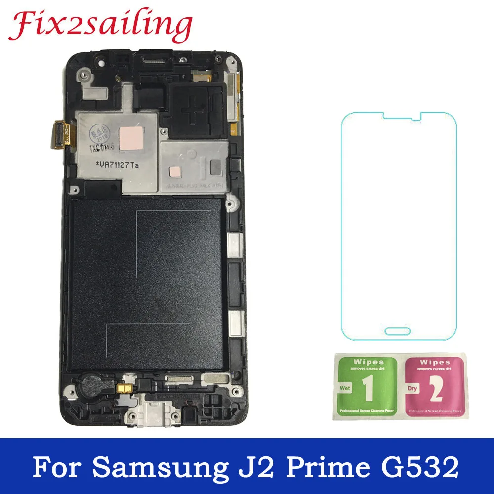 

100% Tested Working LCD For Samsung J2 Prime G532 G532F LCD Display Touch Screen Digitizer Assembly with Frame Replacement parts