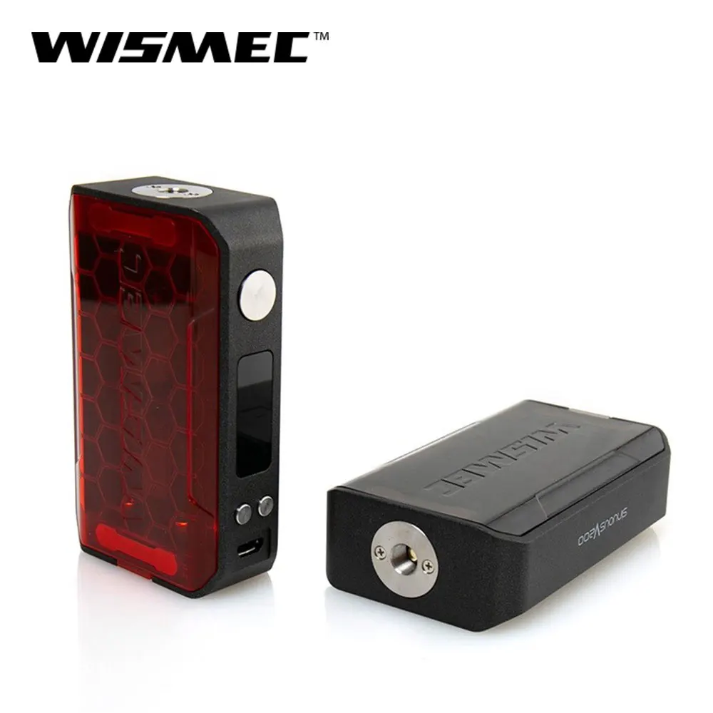 Оригинальный бокс мод WISMEC SINUOUS V200 TC 200 Вт питание от двойной батареи 18650