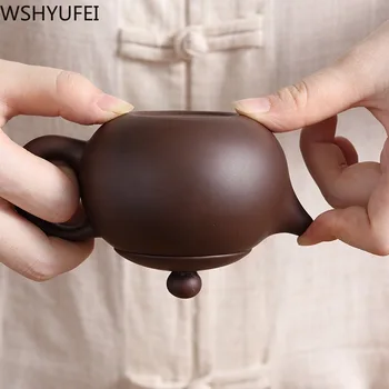 

Yixing teapot tea pot filter teapot beauties handmade purple clay customized gifts authentic Xishi 200ml