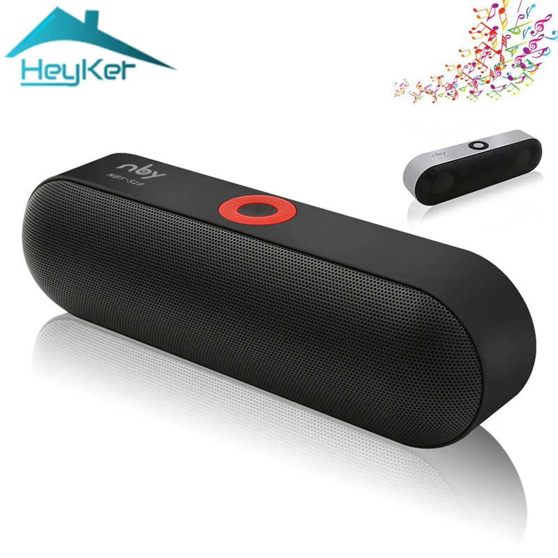

New NBY-18 Mini Bluetooth Speaker Portable Wireless Speaker Soundbar System 3D Stereo Music Surround Blutooth TF AUX USB Boombox