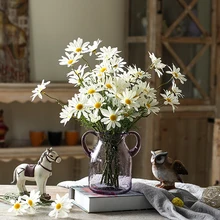 Новые искусственные маленькие ромашки, космос, высококачественные искусственные бутоны для цветов, маленькие дикие хризантемы, искусственные цветы