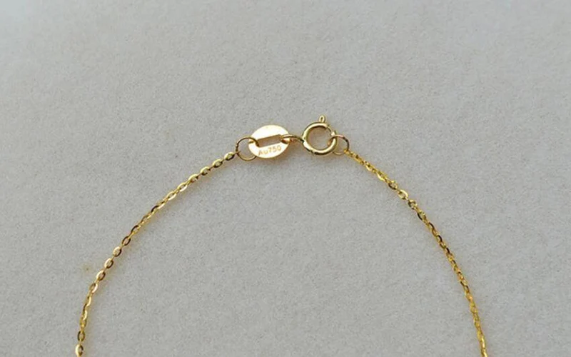 Sinya 18k gold Chain bracelets with 7.5-8mm natural round pearls for women girls Mum lover length 15.5cm to 18cm optional  (9)