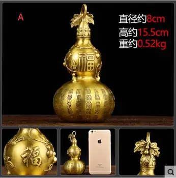 

copper gourd living room office home decorations feng shui