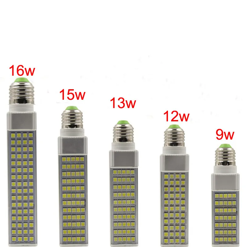 

9W /12W /13W/15W/16W E27 G23 G24 LED Horizontal Plug Light Spotlight Bulb Lamp Light SMD5050 AC85-265V White/Warm White Hot Sale