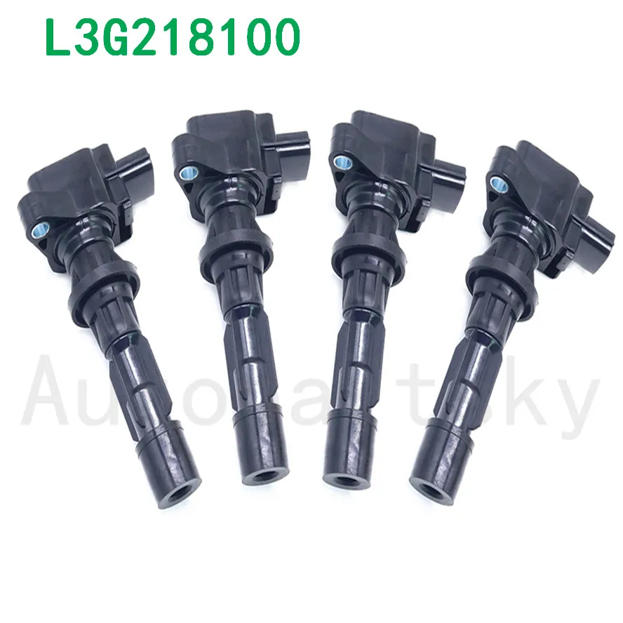 4 PCS Ignition Coil L3G218100 for Mazda 3/6/CX 7/MX 5 Miata 2006 2014