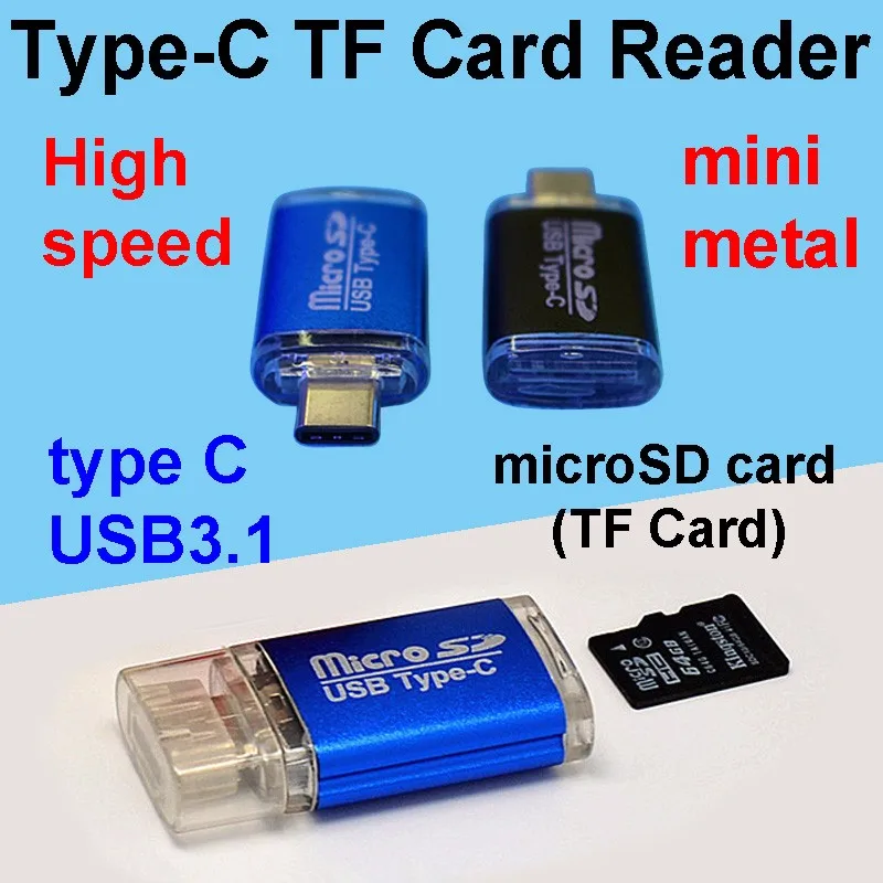 USB3.1-Type-C-TF-microSD-Card-reader-micro-SD-TF-high-speed-OTG-adapter-for-macbook-type-C-mobile-phone