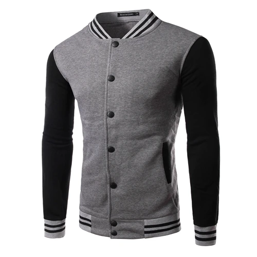 

Sweatshirt Men 2019 New Fashion Casual Personality Clashing Color Hoodie Men's Coat