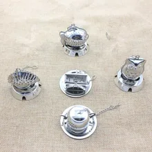 Креативная Форма раковины 304 из нержавеющей стали Чайный фильтр сито-заварник шар