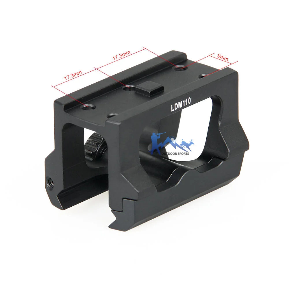 Montagem de Riser Scope em Arma Montagem para t1 Tático Preta Rmo Red Dot Sight ak M16 Airsoft Acessórios Os24-0149 Ppt Cor t2 10 Cheap Acessórios e suporte de extensão