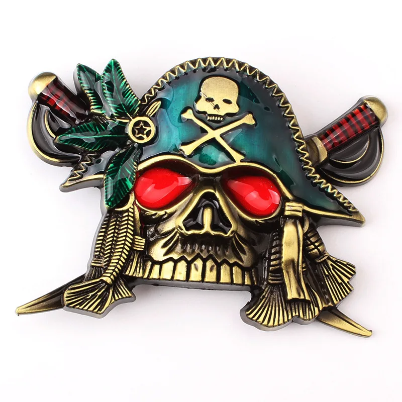 Двойной нож пиратский череп с пряжкой гладкая пряжка|skull skull|skull pirateskull knife |