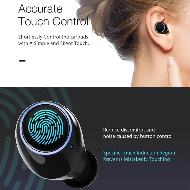 BlitzWolf FYE3S TWS True беспроводной Bluetooth 5 0 наушники цифровой дисплей питания смарт