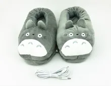 Cute Feet Warmer Cartoon Animation Plush USB Foot Warmer Shoes Electric Heat Slipper USB Warmer Shoes Electric Heat Slipper